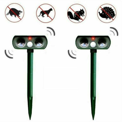Weatherproof Solar Motion Activated Animal Deterrent