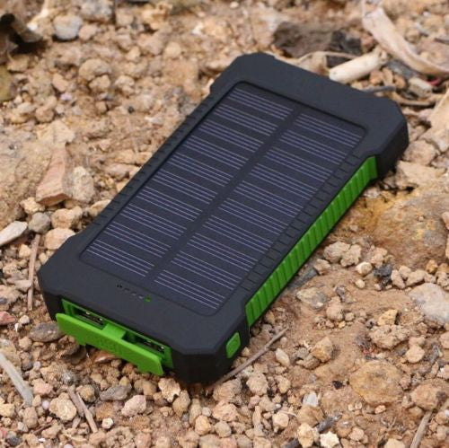 Compact Quick Charge Solar Powered Dual USB Charger