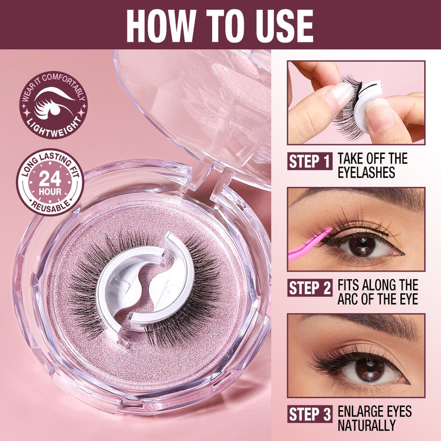 Simple to Use Natural False Lashes Daily Wear