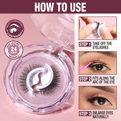 Simple to Use Natural False Lashes Daily Wear