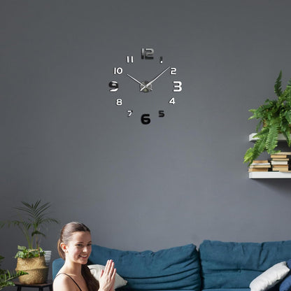 Traditional Silent Analog Wall Clock for Home