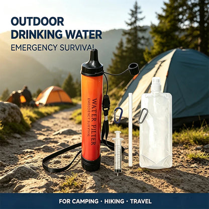 Portable Emergency Water Filter – Outdoor Survival Filter