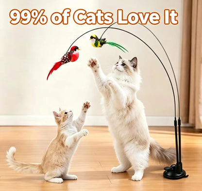 Interactive Cat Toy – Automatic & Manual Play Wand