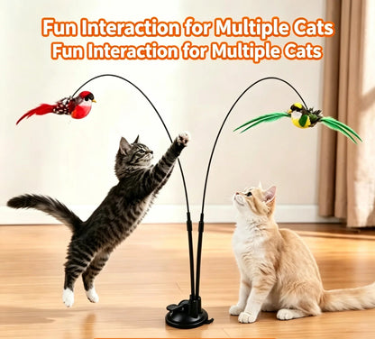 Interactive Cat Toy – Automatic & Manual Play Wand