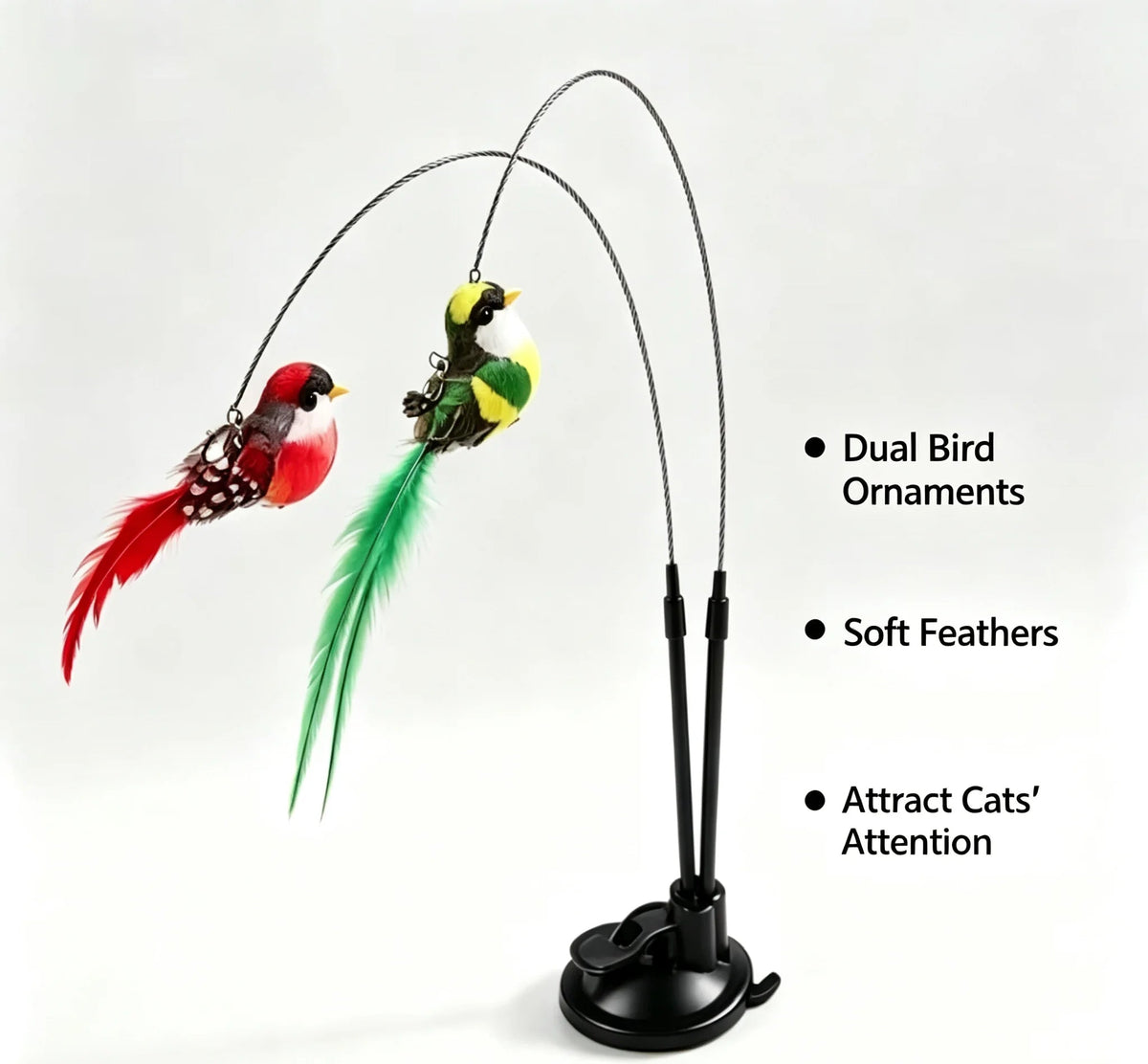 Interactive Cat Toy – Automatic & Manual Play Wand