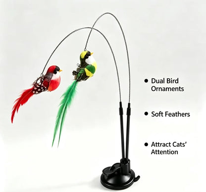 Interactive Cat Toy – Automatic & Manual Play Wand