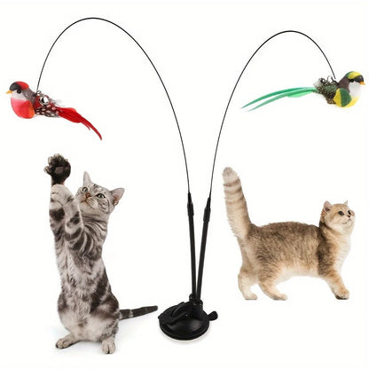 Interactive Cat Toy – Automatic & Manual Play Wand