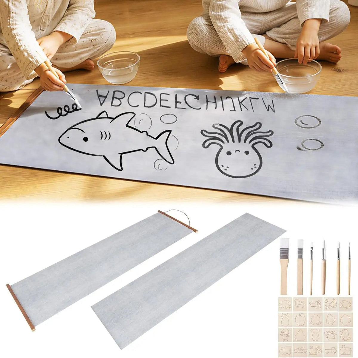 Kids Reusable Water Drawing Mat