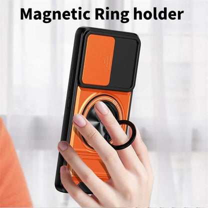 4-in-1 Protective Phone Case with Ring Holder & Kickstand