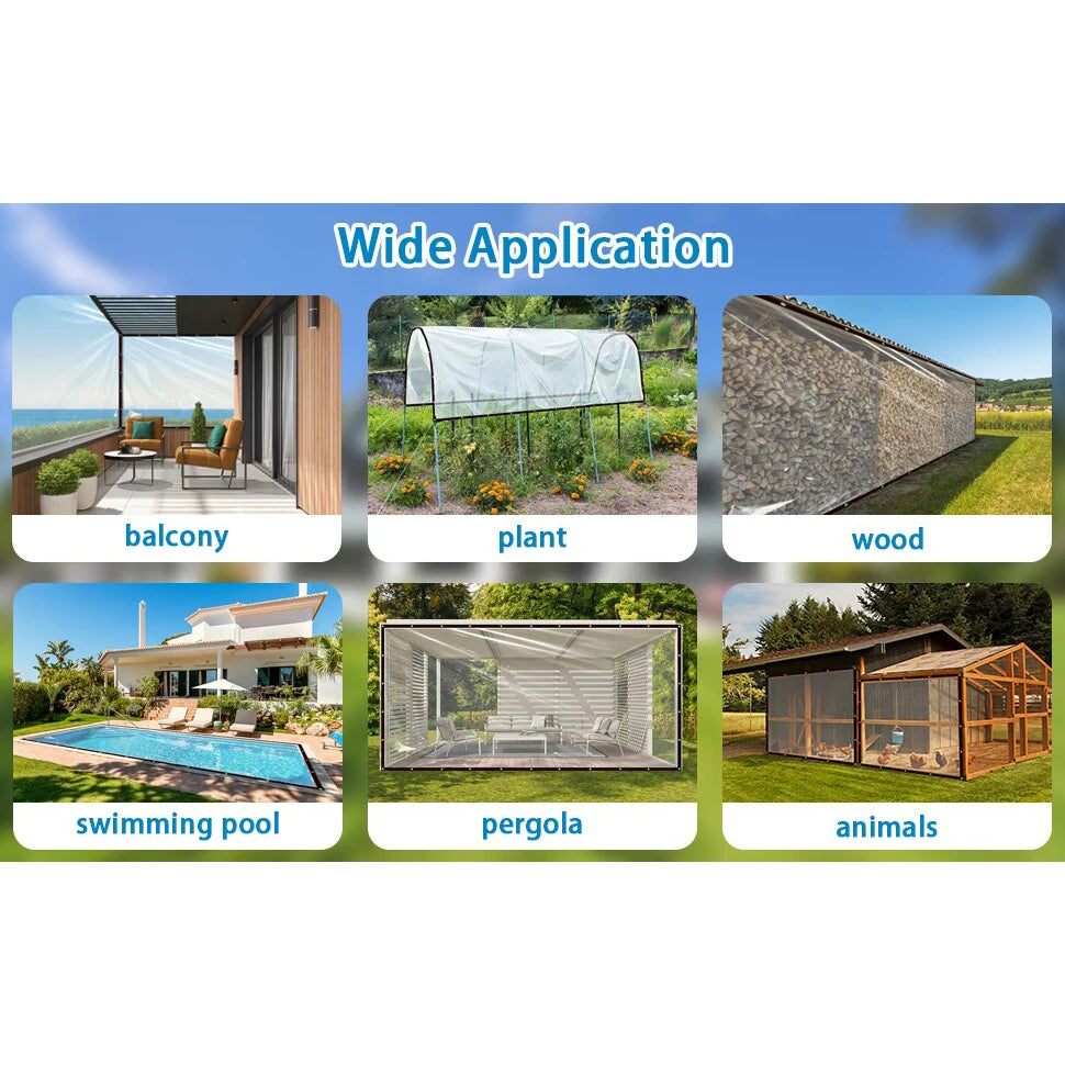 Transparent Balcony Weatherproof Protection Screen