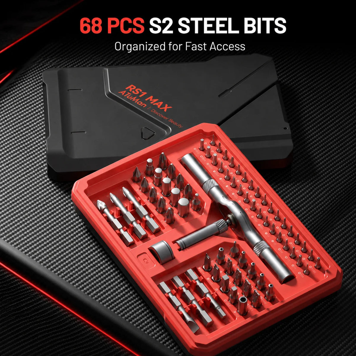 Magnetic Precision Screwdriver Set with Ratchet Handle
