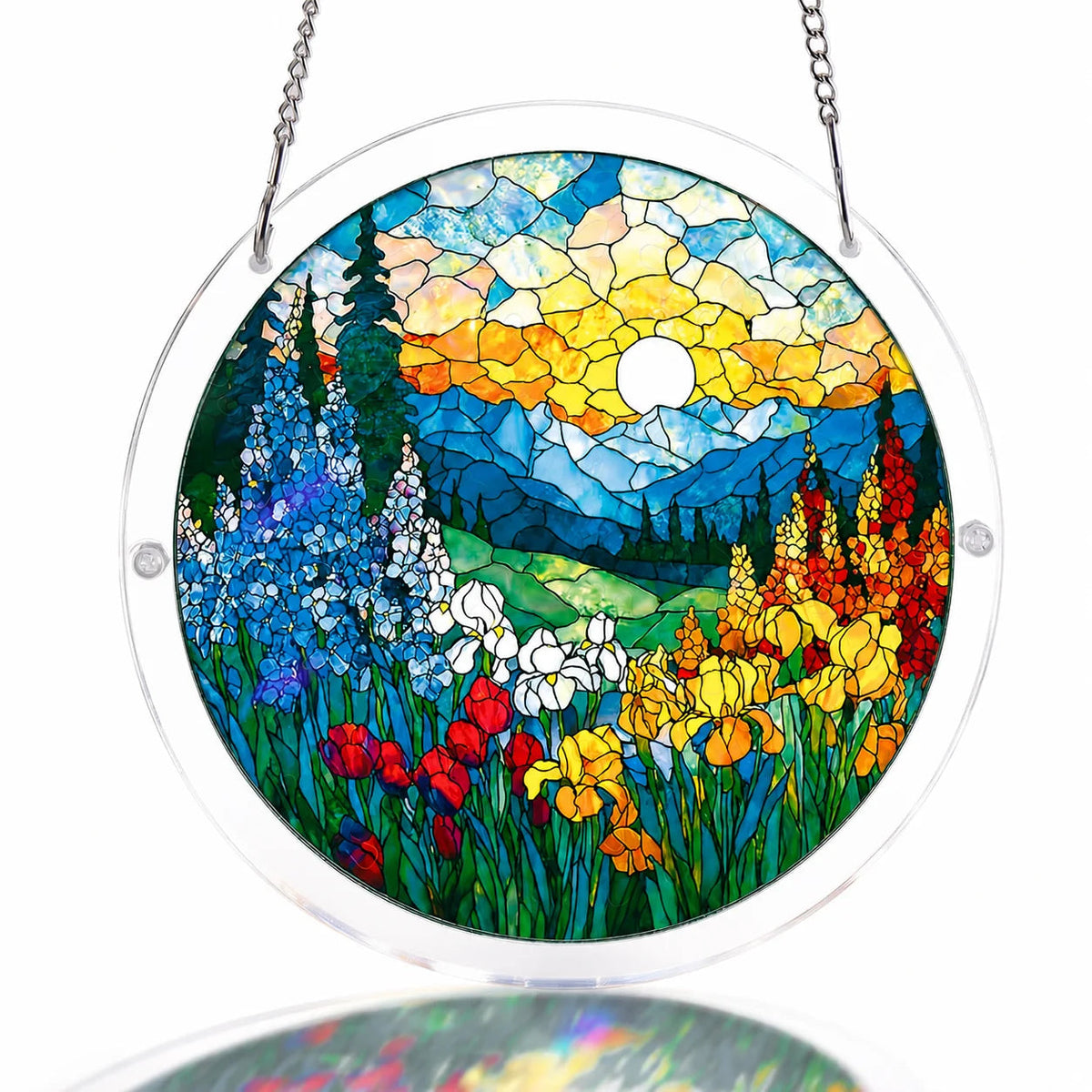 Floral Stained Glass Puzzle