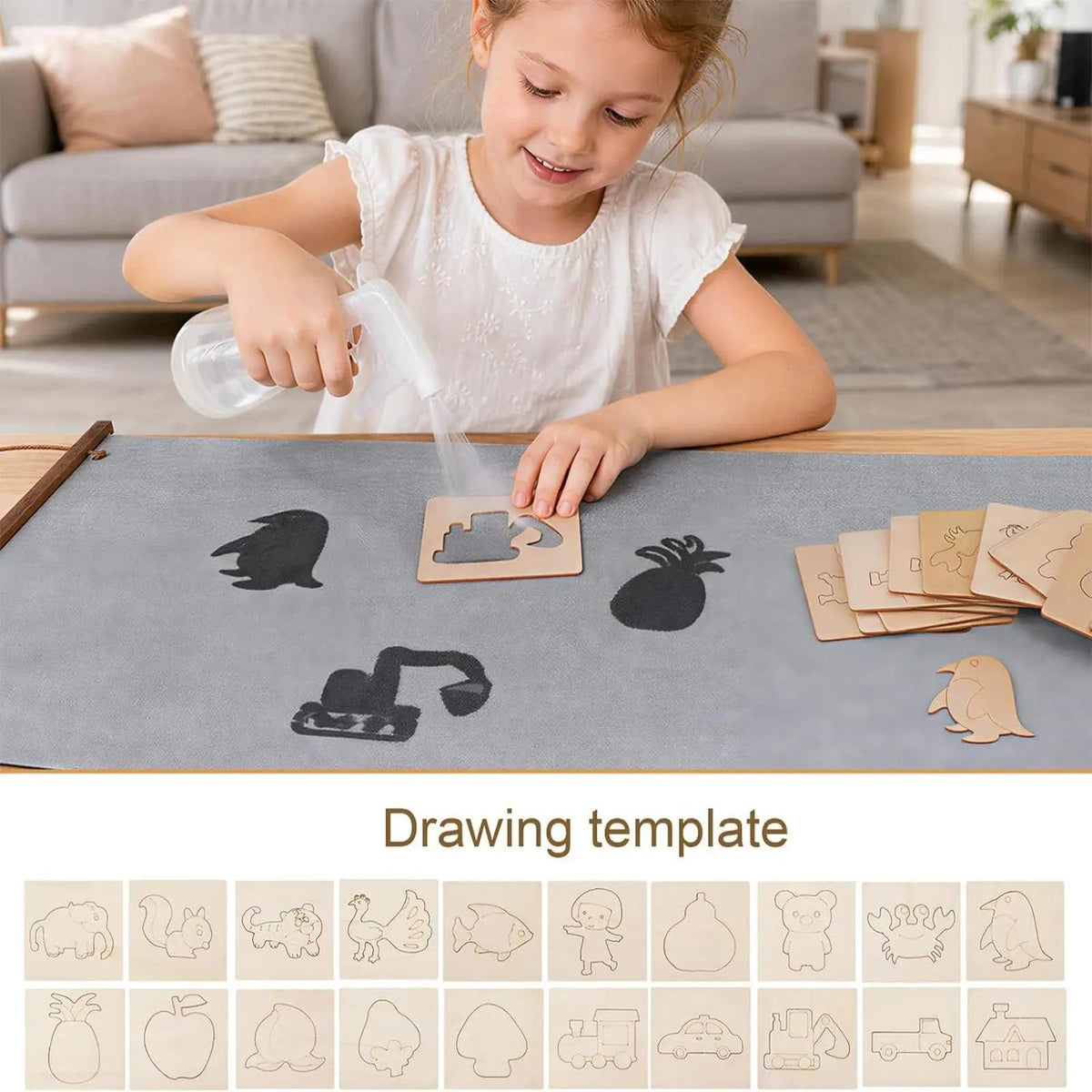 Kids Reusable Water Drawing Mat
