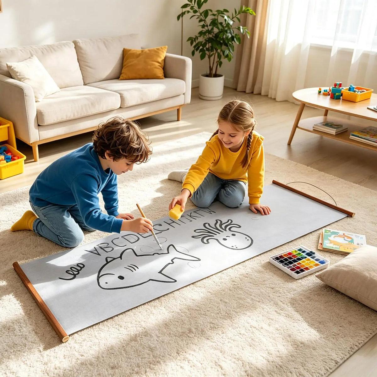Kids Reusable Water Drawing Mat