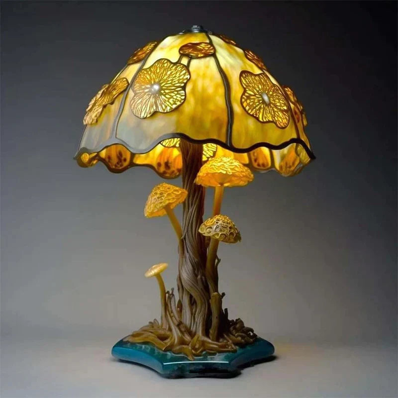 Elegant Glass Office Table Lamp – Vibrant Home Decor