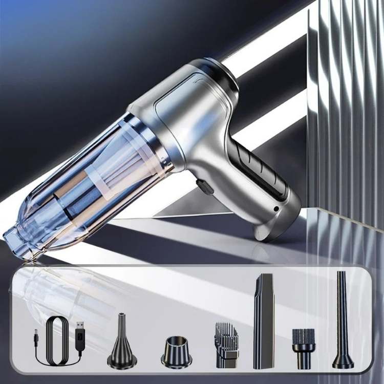 Portable Rechargeable Vacuum Cleaner Car Home Cleaning Set
