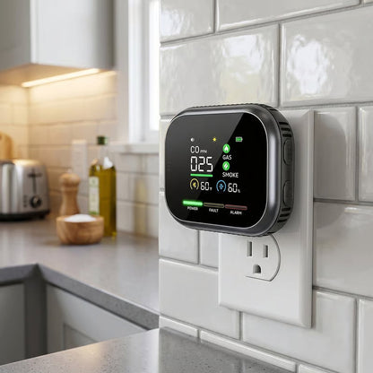 Digital Gas & Smoke Detector Alarm