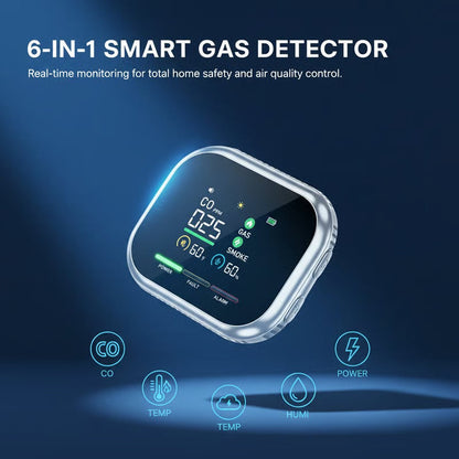 Digital Gas & Smoke Detector Alarm