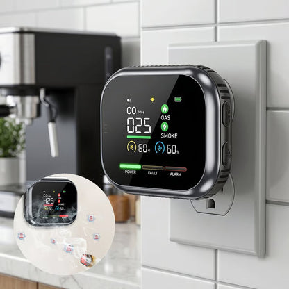 Digital Gas & Smoke Detector Alarm