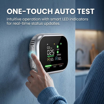 Digital Gas & Smoke Detector Alarm