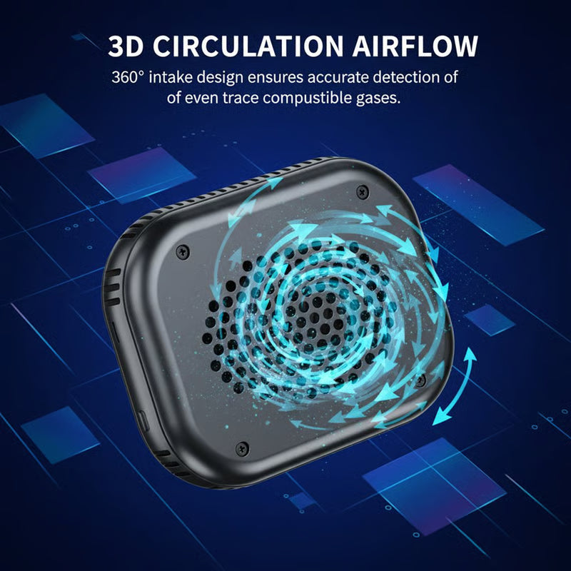 Digital Gas & Smoke Detector Alarm