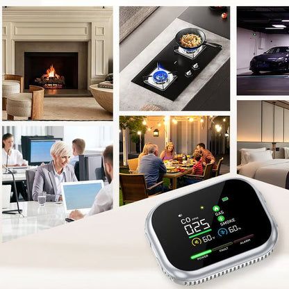 Digital Gas & Smoke Detector Alarm