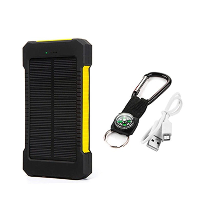 Compact Quick Charge Solar Powered Dual USB Charger
