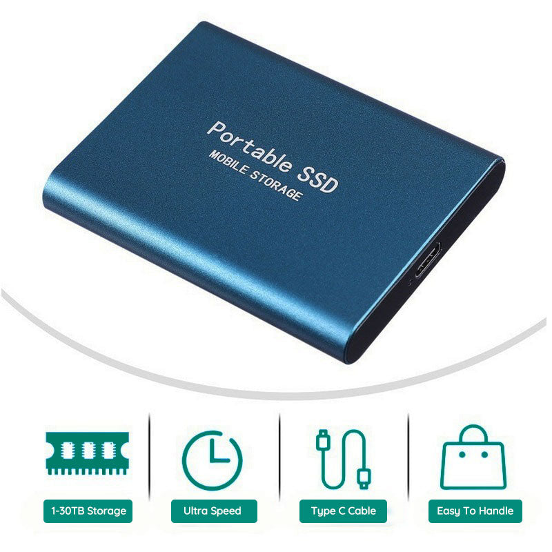 30TB/16TB/8TB/4TB/2TB/1TB Ultra Speed External SSD