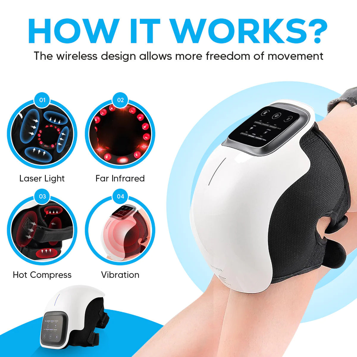 The Premium Knee Pain Relief Massager