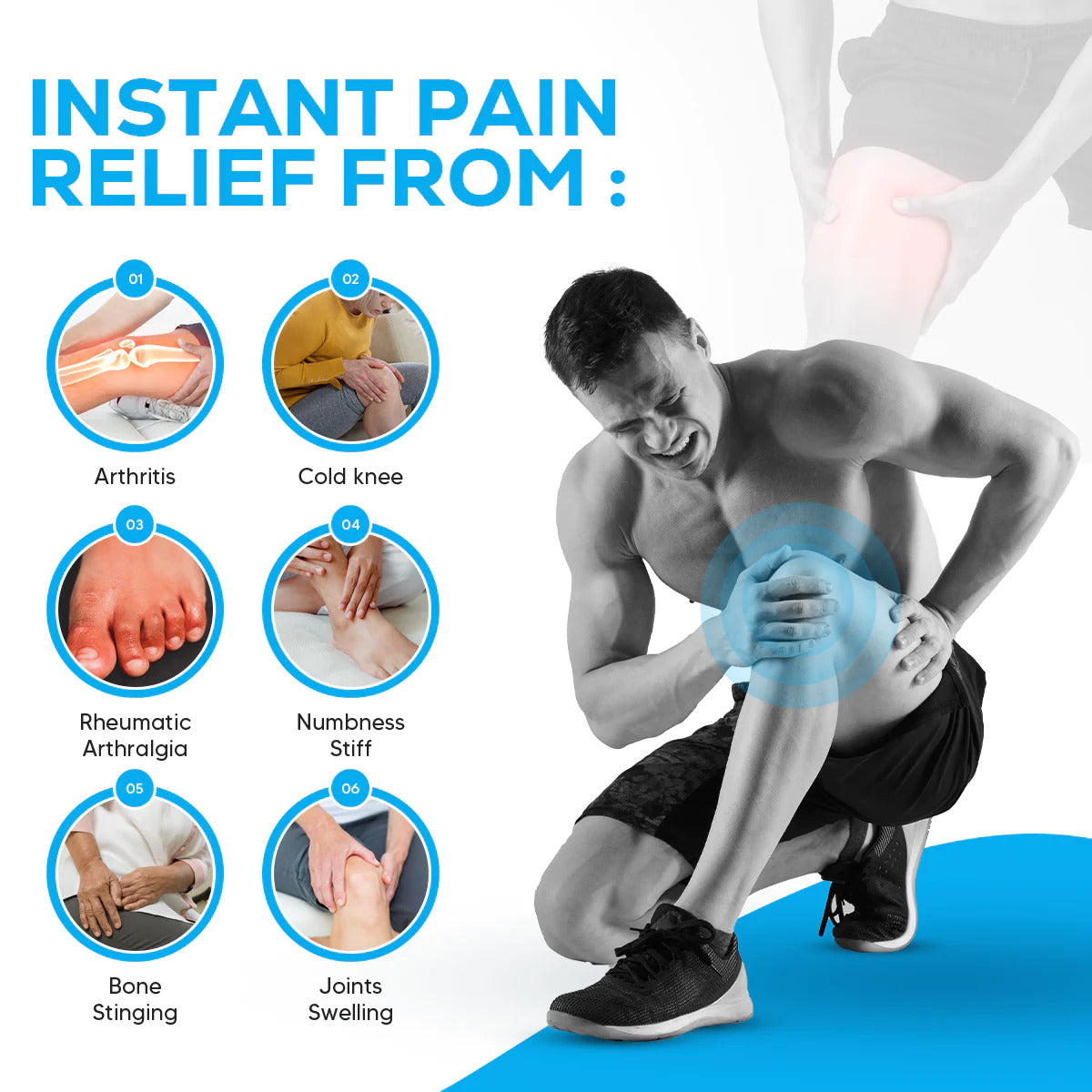 The Premium Knee Pain Relief Massager