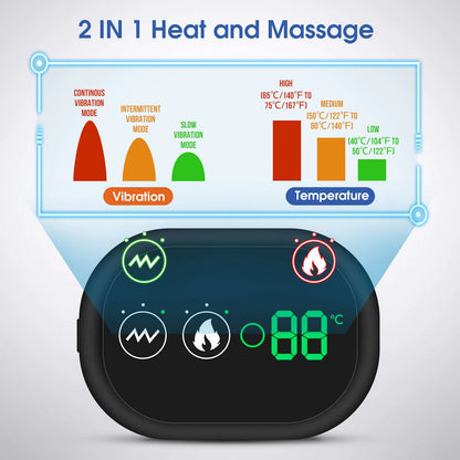 Wireless Shoulder Heating Pad and Massager